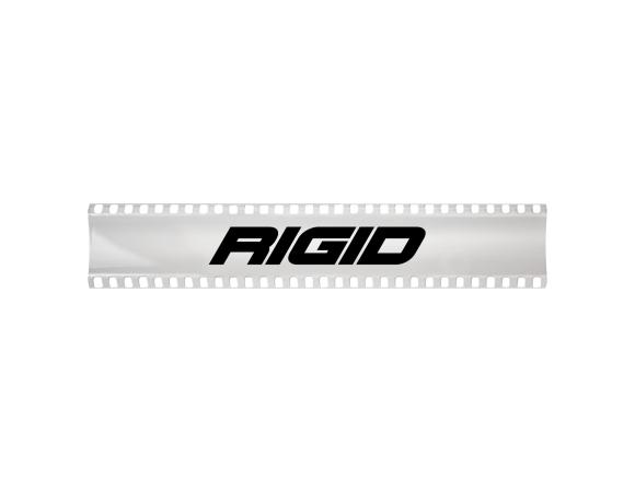 Rigid 10in SR-Series Light Cover - White w/Logo - Rigid 105953