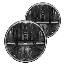 Rigid 7in Round Headlights Non JK - Set of 2