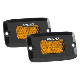 Rigid SR-M Series - Diffused Rear Facing High/Low - Flush Mount - Amber - Pair