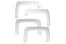 Smittybilt M1 Front and Rear Summit White Fender Flares - Smittybilt 17291-GAZ