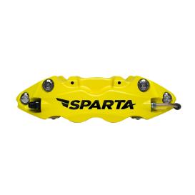 Sparta Triton Rear Big Brake Kit with Metallic Electric Yellow Calipers