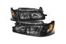Spec-D Tuning Black Euro Headlights With Corner Lights - Spec-D Tuning 2LCLH-COR93JM-DP
