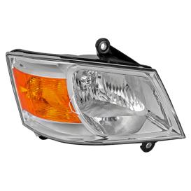 2008-2010 Dodge Grand Caravan Spec-D Tuning Passenger Side Chrome Euro Headlight
