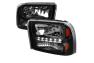 Spec-D Tuning Black 1 Piece Style Euro Headlights - Spec-D Tuning 2LH-F250991PCJM-RS