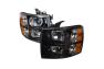 Spec-D Tuning Black Crystal Headlights - Spec-D Tuning 2LH-SIV07JM-DP