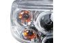 Spec-D Tuning Chrome Halo LED Projector Headlights - Spec-D Tuning 2LHP-AVE045-TM