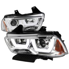 Spec-D Tuning Chrome Projector Headlights With LED