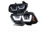 Spec-D Tuning Glossy Black with Smoke Lens U-Shape Halo Projector Headlights - Spec-D Tuning 2LHP-CHG11G-TM