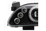 Spec-D Tuning Black Halo LED Projector Headlights - Spec-D Tuning 2LHP-COR93JM-TM