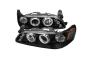 Spec-D Tuning Black Halo LED Projector Headlights - Spec-D Tuning 2LHP-COR93JM-TM