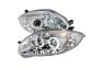 Spec-D Tuning Chrome / Clear Lens Halo LED Projector Headlights - Spec-D Tuning 2LHP-ELP06-TM