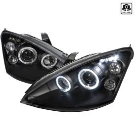 Spec-D Tuning Black Halo LED Projector Headlights
