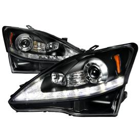 Spec-D Tuning Black Projector Headlights with LED