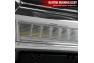 Spec-D Tuning Driver and Passenger Side Projector Headlights with LED DRL Bar (Chrome Housing, Clear Lens) - Spec-D Tuning 2LHP-SIE14-DRL-GO