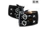 Spec-D Tuning Black Dual Halo LED Projector Headlights - Spec-D Tuning 2LHP-SIV07BK-TM