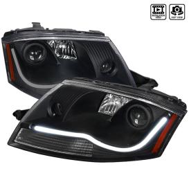  2000-2007 Audi TT Spec-D Tuning Black Projector Headlights