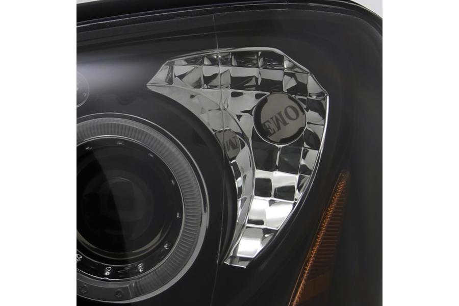 2004-2005 Subaru Impreza Spec-D Tuning Black Halo LED Projector ...