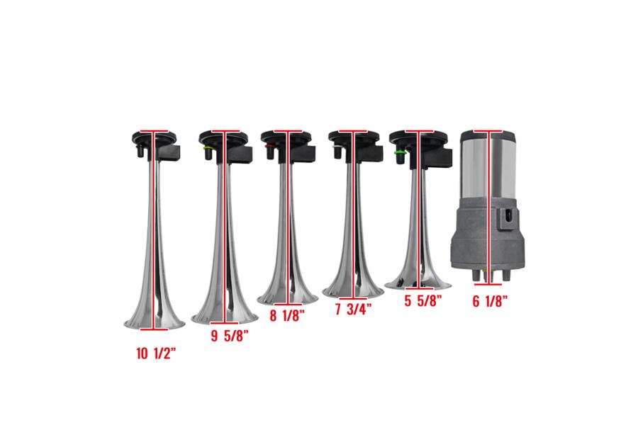 Universal SpecD Tuning Chrome Music Air Horn SpecD Tuning AH60522