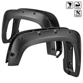 Front and Rear Smooth Pocket Rivet Style Fender Flares