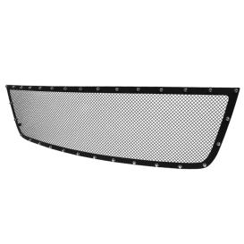  2005-2007 Chevrolet Silverado Spec-D Tuning Steel Black Rivet Style Grille Inserts