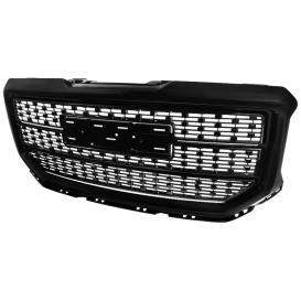 Spec-D Tuning Square Glossy Black Mesh Main Grille