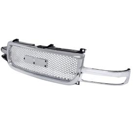 Spec-D Tuning Front Upper Chrome Mesh Grille