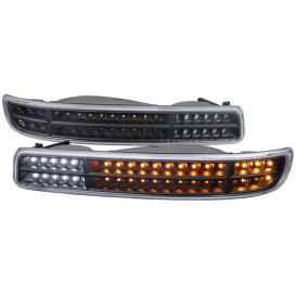 Matte Black Sequential LED Bumper Light