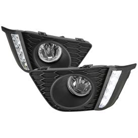 Spec-D Tuning Clear Fog Lights With DRL