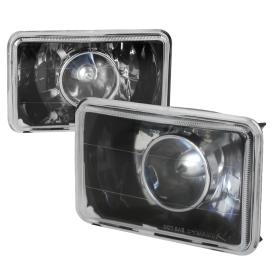 Spec-D Tuning 4" x 6" Black Projector Headlights