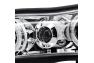 Spec-D Tuning Chrome Halo LED Projector Headlights - Spec-D Tuning LHP-CMR98H-TM