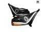 Spec-D Tuning Black Halo LED Projector Headlights - Spec-D Tuning LHP-CRU11JM-TM