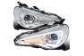 Spec-D Tuning Chrome Projector Headlights with LED - Spec-D Tuning LHP-FRS12-TM