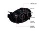 Spec-D Tuning Smoke Halo LED Projector Headlights - Spec-D Tuning LHP-NEO03G-TM