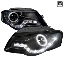 Spec-D Tuning Black Halo LED Projector Headlights