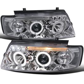 Spec-D Tuning Chrome Halo LED Projector Headlights