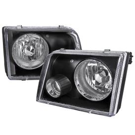  1993-1997 Ford Ranger Spec-D Tuning Black Projector Headlights