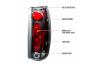 Spec-D Tuning Black Euro Tail Lights - Spec-D Tuning LT-C1088JM-TM