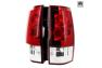 Spec-D Tuning Red/Clear Euro Tail Lights - Spec-D Tuning LT-DEN07RPW-TM