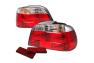 Spec-D Tuning Red/Clear Euro Tail Lights - Spec-D Tuning LT-E384RPW-APC