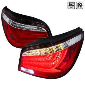 Spec-D Tuning Red/Clear LED Tail Lights