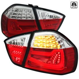 Spec-D Tuning Red LED Tail Lights