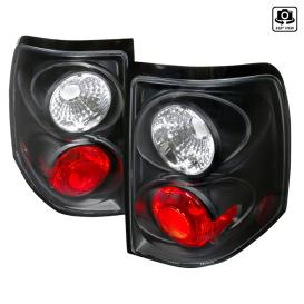 2002-2005 Ford Explorer Spec-D Tuning Black Euro Tail Lights