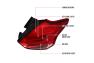 Spec-D Tuning Red LED Tail Lights - Spec-D Tuning LT-FOC155RLED-TM