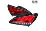 Spec-D Tuning Glossy Black Sequential LED Tail Lights - Spec-D Tuning LT-GENS210BKLED-TM