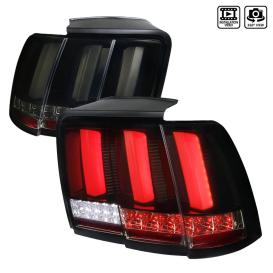 Spec-D Tuning Glossy Black Sequential LED Tail Lights