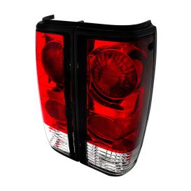 Spec-D Tuning Red/Clear Euro Tail Lights
