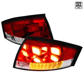 Spec-D Tuning Red/Clear LED Tail Lights