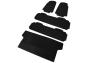 Spec-D Tuning Black 3D Print Floor Mats with Trunk Mat - Spec-D Tuning MAT-4201BLK