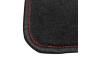 Spec-D Tuning Black Floor Mats with Red Stitching - Spec-D Tuning MAT-CV062-ATW