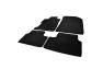 Spec-D Tuning Black Floor Mats with Red Stitching - Spec-D Tuning MAT-CV062-ATW
